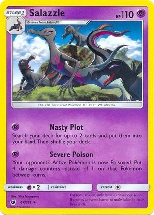 Image of Salazzle 047/111  Deck Exclusives - Rare