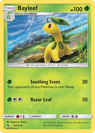 Image of Bayleef 007/214  SM  Lost Thunder - Uncommon