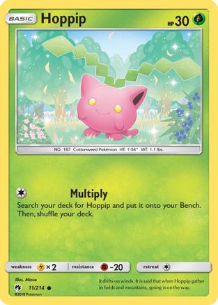 Image of Hoppip (11) 011/214  SM  Lost Thunder - Common