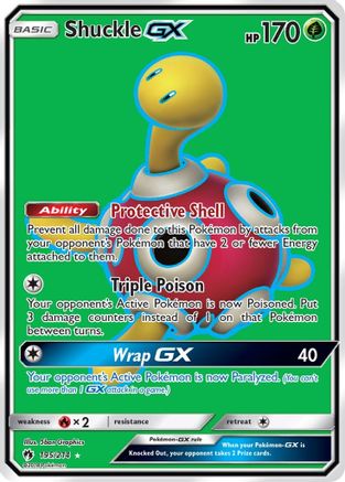 Image of Shuckle GX (Full Art) 195  - Holofoil SM  Lost Thunder - Ultra Rare