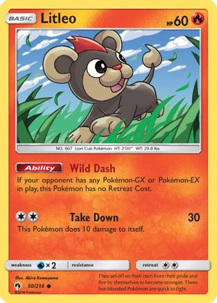 Image of Litleo 050/214  SM  Lost Thunder - Common