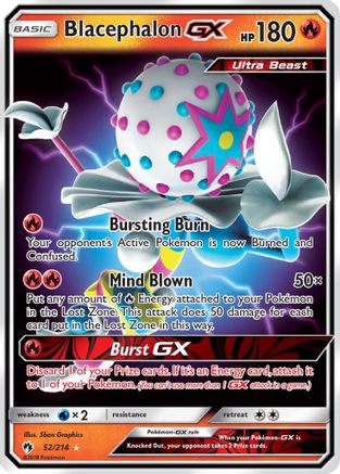 Image of Blacephalon GX 052/214  - Holofoil SM  Lost Thunder - Ultra Rare