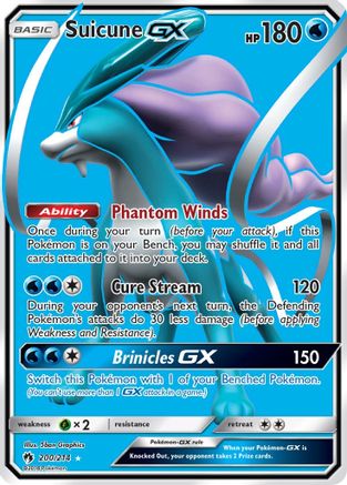 Image of Suicune GX (Full Art) 200  - Holofoil SM  Lost Thunder - Ultra Rare