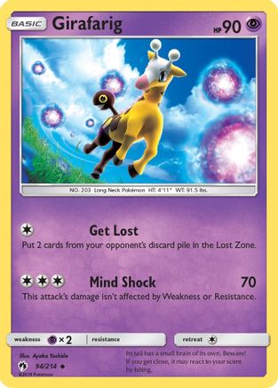Image of Girafarig 094/214  SM  Lost Thunder - Uncommon