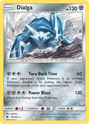 Image of Dialga 127/214  - Holofoil SM  Lost Thunder - Holo Rare