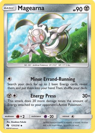 Image of Magearna 131  - Reverse Holofoil SM  Lost Thunder - Uncommon