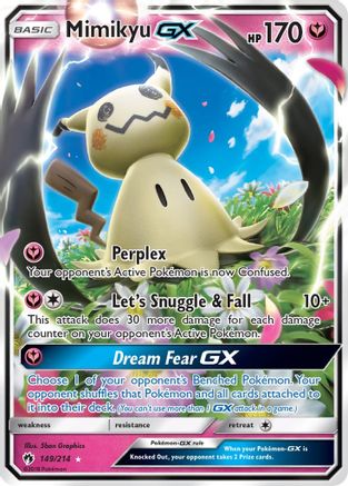 Image of Mimikyu GX 149/214  - Holofoil SM  Lost Thunder - Ultra Rare
