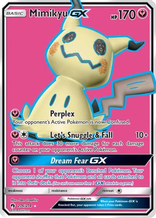 Image of Mimikyu GX (Full Art) 206  - Holofoil SM  Lost Thunder - Ultra Rare