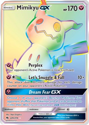Image of Mimikyu GX (Secret) 226  - Holofoil SM  Lost Thunder - Secret Rare