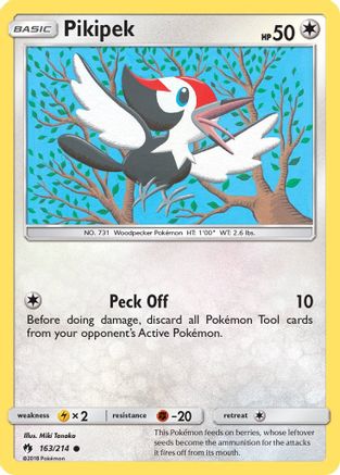 Image of Pikipek (163) 163  SM  Lost Thunder - Common