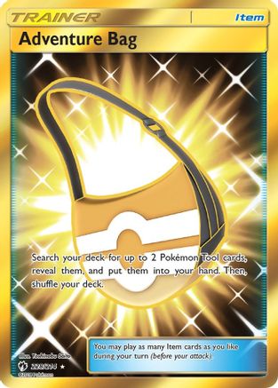 Image of Adventure Bag (Secret) 228  - Holofoil SM  Lost Thunder - Secret Rare