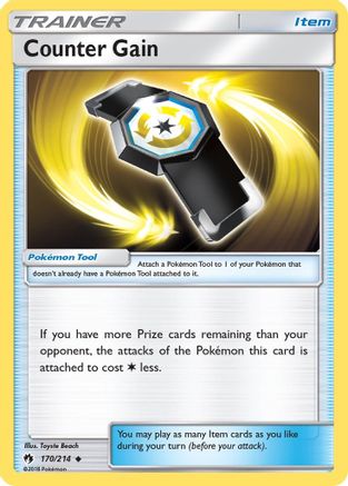 Image of Counter Gain 170/214  - Reverse Holofoil SM  Lost Thunder - Uncommon
