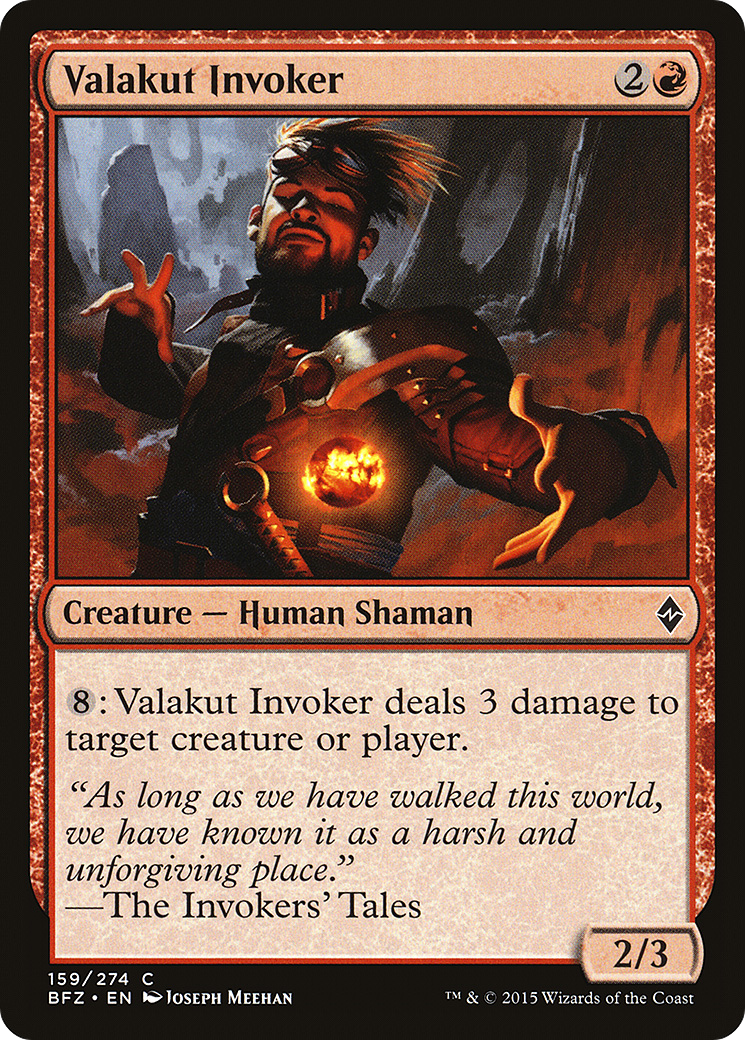 Image of Valakut Invoker (BFZ-159) - Battle for Zendikar Foil