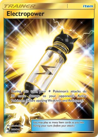 Image of Electropower (Secret) 232  - Holofoil SM  Lost Thunder - Secret Rare