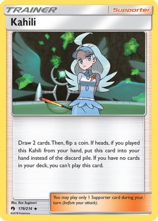 Image of Kahili 179/214  - Reverse Holofoil SM  Lost Thunder - Uncommon