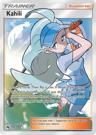 Image of Kahili (Full Art) 210  - Holofoil SM  Lost Thunder - Ultra Rare