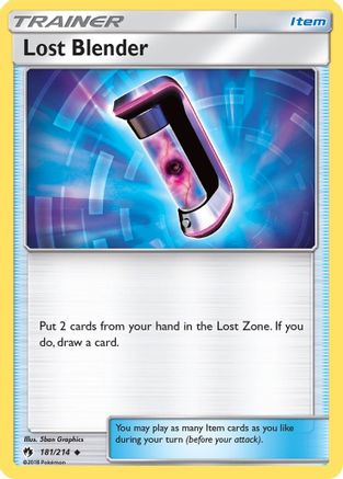 Image of Lost Blender 181/214  - Reverse Holofoil SM  Lost Thunder - Uncommon