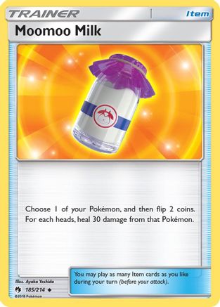 Image of Moomoo Milk 185/214  - Reverse Holofoil SM  Lost Thunder - Uncommon