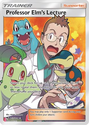 Image of Professor Elm's Lecture (Full Art) 213  - Holofoil SM  Lost Thunder - Ultra Rare