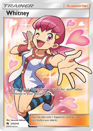 Image of Whitney (Full Art) 214  - Holofoil SM  Lost Thunder - Ultra Rare