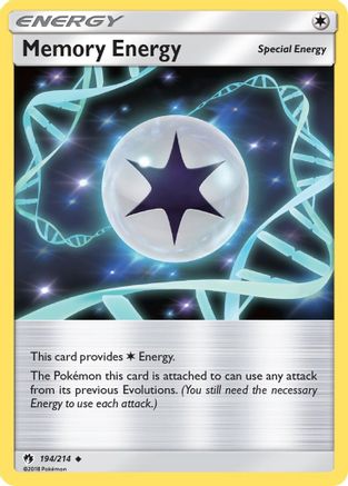 Image of Memory Energy 194/214  - Reverse Holofoil SM  Lost Thunder - Uncommon