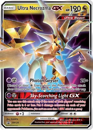 Image of Ultra Necrozma GX SM126  - Holofoil SM Promos - Promo