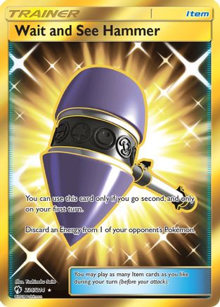 Image of Wait and See Hammer (Secret) 236  - Holofoil SM  Lost Thunder - Secret Rare