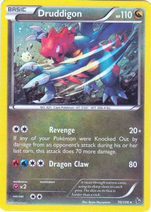 Image of Druddigon 070/106(Cosmos  - Holofoil Blister Exclusives - Promo