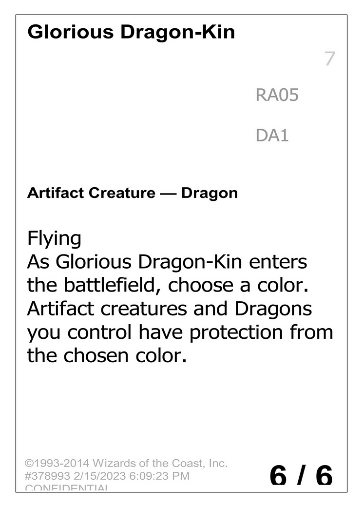 Image of Glorious Dragon-Kin (UNK-RA05A) - Unknown Event