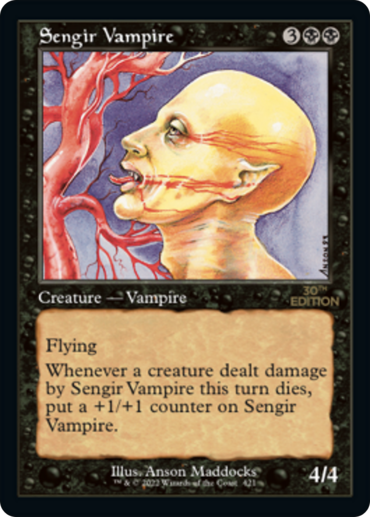 Image of Sengir Vampire (Retro Frame) (30A-421) - 30th Anniversary Edition