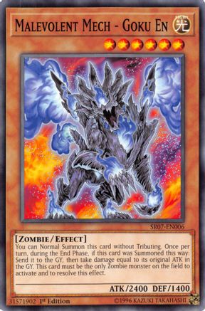 Image of Malevolent Mech - Goku En (SR07-EN006) - Structure Deck: Zombie Horde 1st Edition