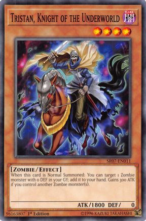 Image of Tristan, Knight of the Underworld (SR07-EN011) - Structure Deck: Zombie Horde 1st Edition
