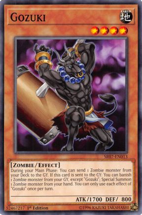 Image of Gozuki (SR07-EN013) - Structure Deck: Zombie Horde 1st Edition