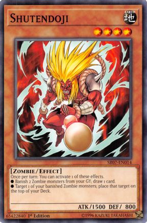 Image of Shutendoji (SR07-EN014) - Structure Deck: Zombie Horde 1st Edition