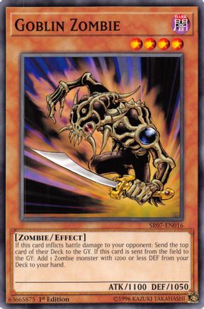 Image of Goblin Zombie (SR07-EN016) - Structure Deck: Zombie Horde 1st Edition