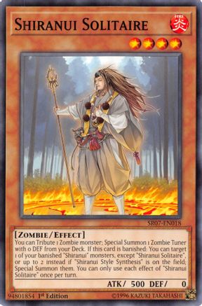 Image of Shiranui Solitaire (SR07-EN018) - Structure Deck: Zombie Horde 1st Edition