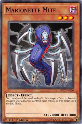Image of Marionette Mite (SR07-EN020) - Structure Deck: Zombie Horde 1st Edition