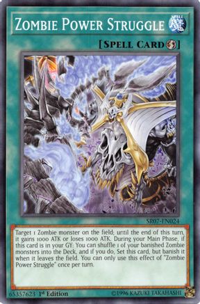 Image of Zombie Power Struggle (SR07-EN024) - Structure Deck: Zombie Horde 1st Edition