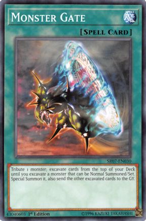 Image of Monster Gate (SR07-EN030) - Structure Deck: Zombie Horde 1st Edition