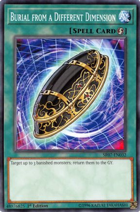 Image of Burial from a Different Dimension (SR07-EN032) - Structure Deck: Zombie Horde 1st Edition