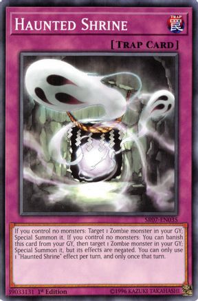 Image of Haunted Shrine (SR07-EN035) - Structure Deck: Zombie Horde 1st Edition