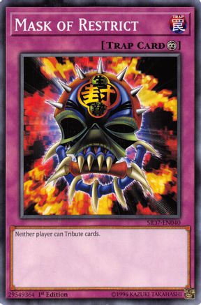 Image of Mask of Restrict (SR07-EN040) - Structure Deck: Zombie Horde 1st Edition