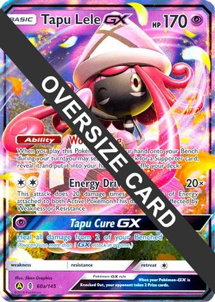 Image of Tapu Lele GX 60a/145  - Holofoil Jumbo Cards - Promo