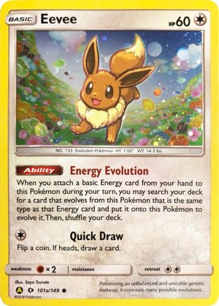 Image of Eevee 101a/149  - Holofoil Alternate Art Promos - Promo