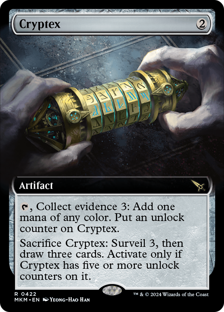Image of Cryptex (Extended Art) (MKM-422) - Murders at Karlov Manor: (Extended Art) Foil