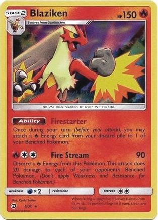 Image of Blaziken 006/070  Deck Exclusives - Rare