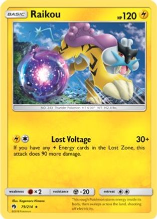 Image of Raikou 079/214  - Holofoil Deck Exclusives - Holo Rare