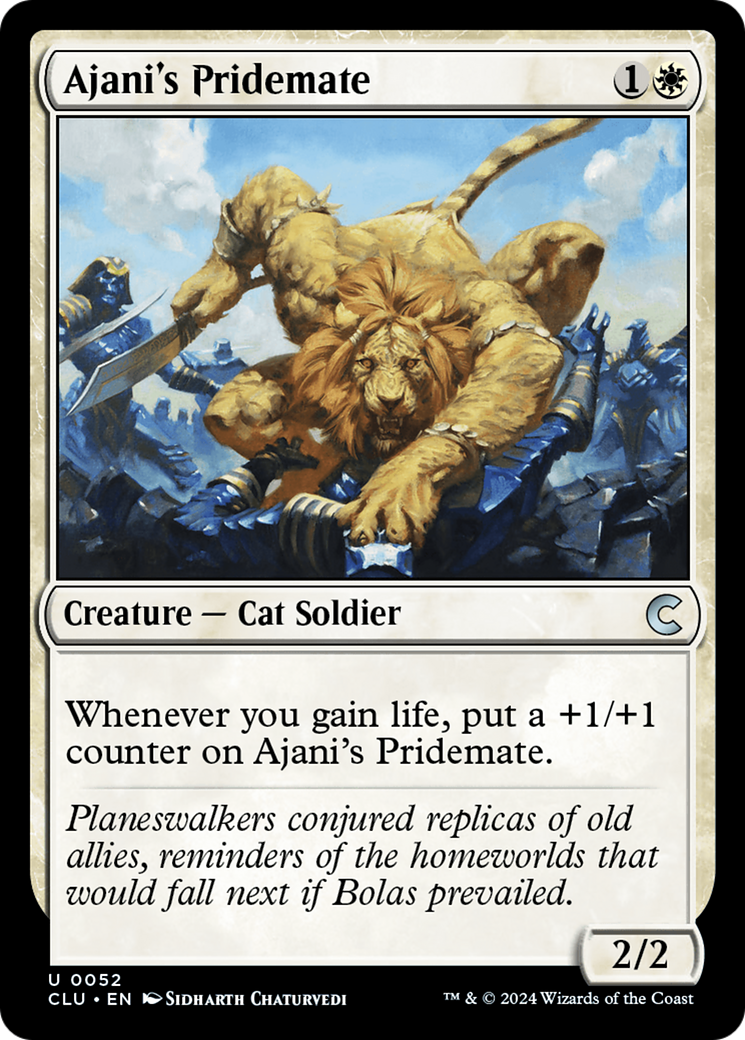 Image of Ajani's Pridemate (CLU-052) - Ravnica: Clue Edition