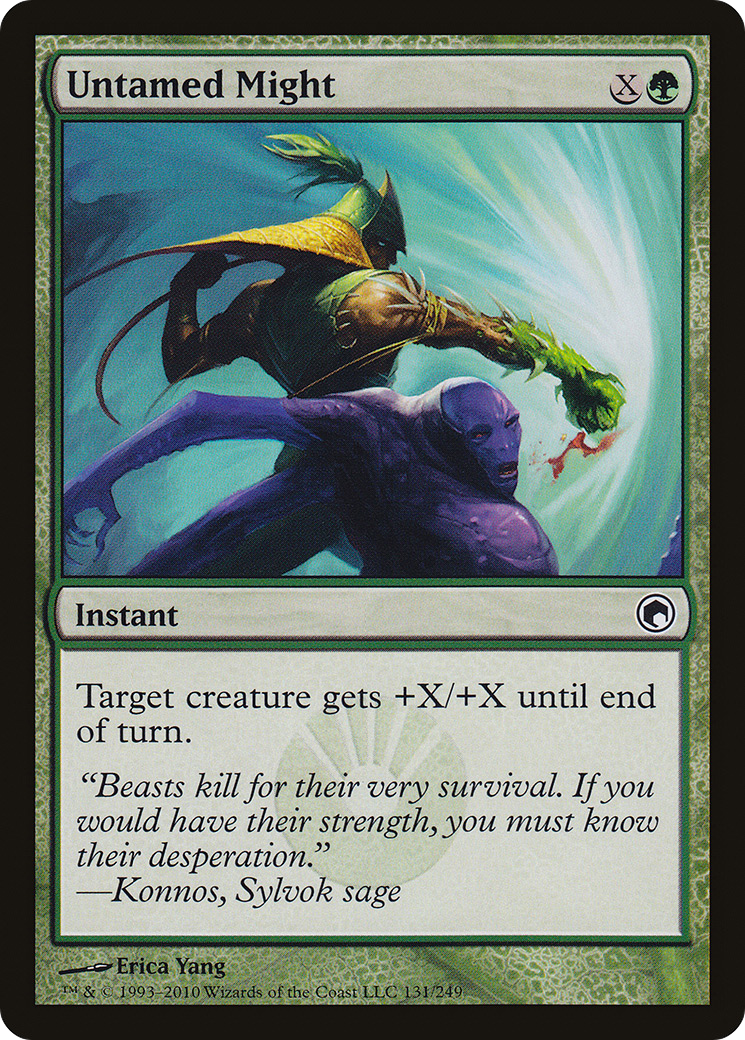 Image of Untamed Might (SOM-131) - Scars of Mirrodin Foil