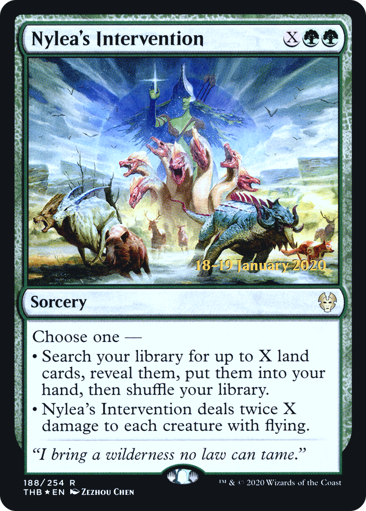 Image of Nylea's Intervention (PRE-188) - Theros Beyond Death Promos Foil